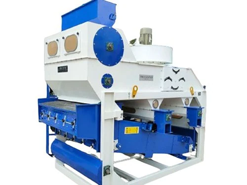 Paddy pre-cleaner machine at Shree RadhaGovind rice mill