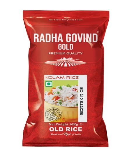 Radha Govind Gold Kolam Rice 10 kg red bag