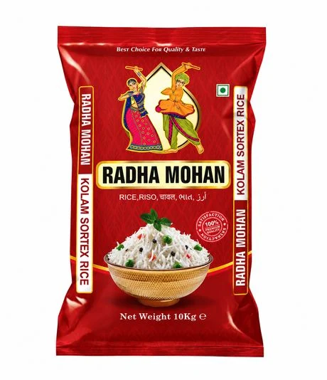 Radha Mohan Kolam Sortex Rice 10 kg bag